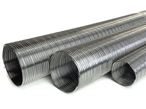 Газоход гофрированный из нержавеющей стали, D 80 мм, длина 1 м - купить ...