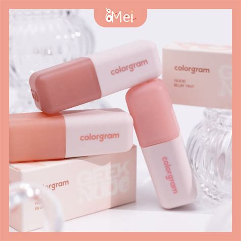 妞妞妹Colorgram 霧面唇釉 裸霧唇釉唇釉 唇彩 唇頰膏 NUDE BLUR TINT 頰彩 腮紅 韓國代購 蝦皮購物