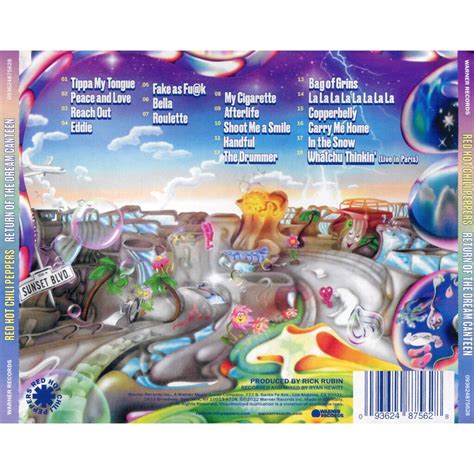 Return Of The Dream Canteen By Red Hot Chili Peppers Cd With Solarfire Ref