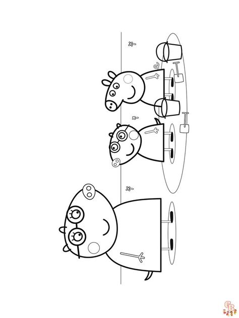 Colorear Peppa Pig Gratis Para Ni Os Gbcoloriage