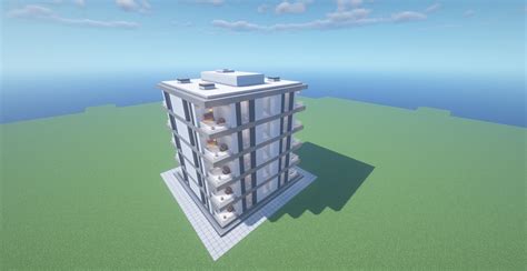 Modern Apartment Building Minecraft Map