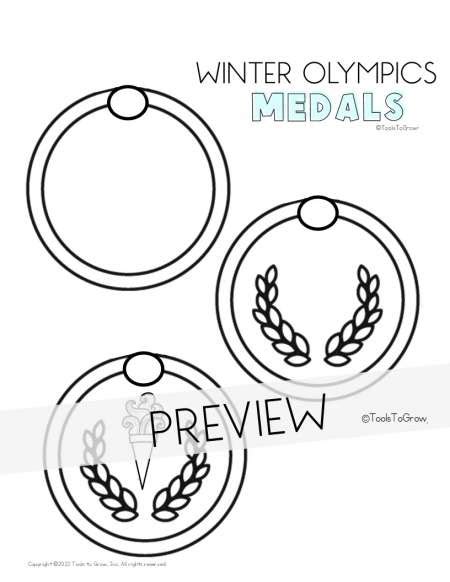 Olympic Medals 2022 Coloring Pages