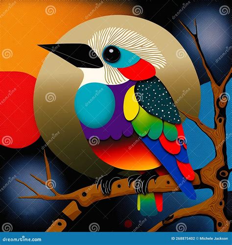 Surrealism Art Of A Kookaburra Stock Illustration Illustration Of