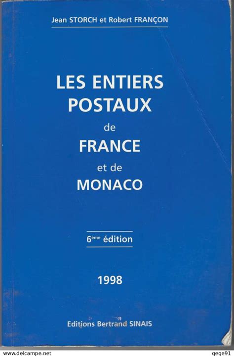 France Catalogue Des Entiers Postaux De France Et Monaco