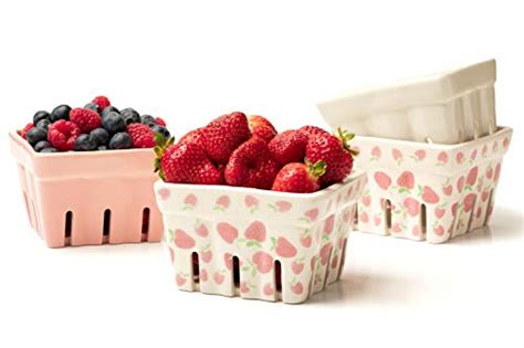 Compare Price Ceramic Berry Basket On