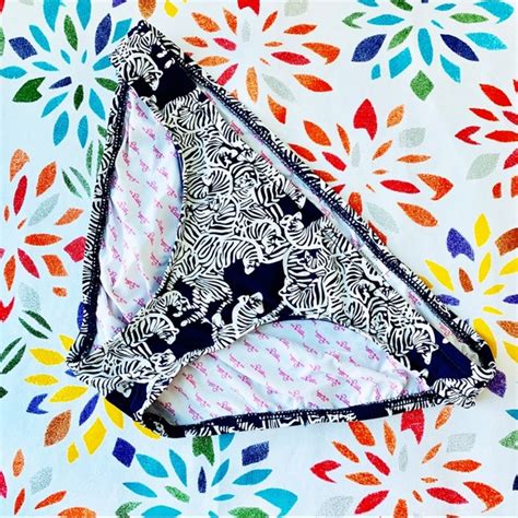 Lilly Pulitzer Swim Lilly Pulitzer Print Navywhite Bikini Bottoms Poshmark