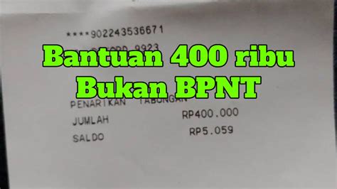 CEK FAKTA Bansos Rp200 Ribu Bersama Rp400 Ribu Benarkah Bansos PKH