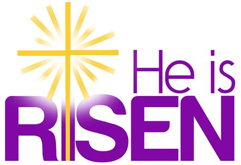 He Is Risen Clip Art