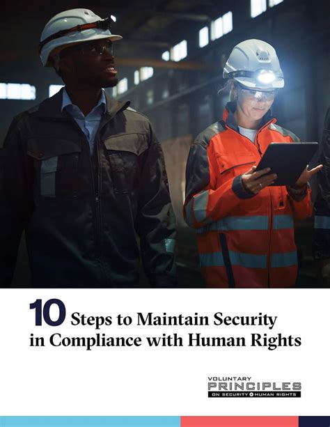 10 Steps to Maintain Security in Compliance with Human Rights(Voluntary