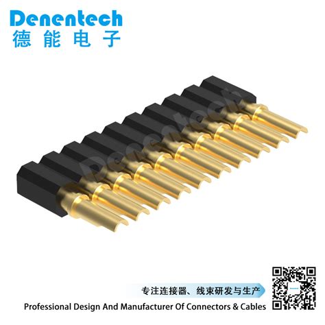 Denentech Factory Supply 2 00MM H4 0MM Solder Single Row Female Pogo