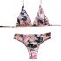 Women Sexy Bikini Floral Suit Print Swimsuit Micro Bikini Girls Beach Wear China Swimwear And