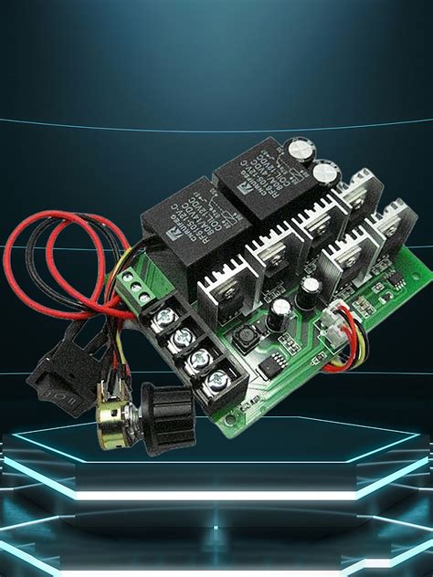 Jixopn Dc10 50v Brush Motor Speed Controller Module High Power 40a Motor Speed Control Drive