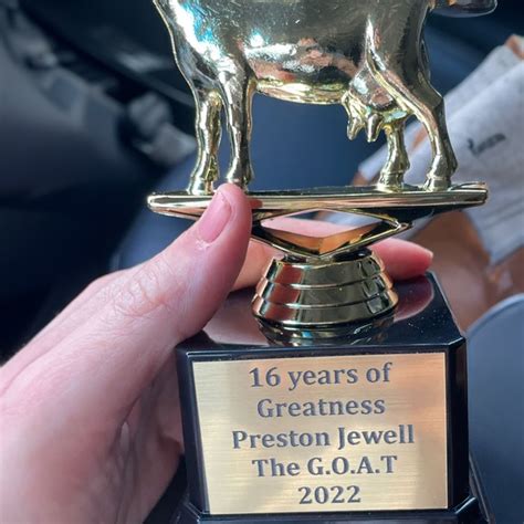 Personalisierte GOAT Trophäe personalisierte lustige gravierte