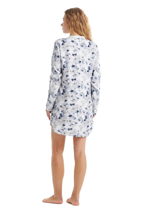 Домашняя рубашка с цветами BlackSpade — Нежная одежда