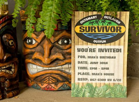 Kara S Party Ideas Survivor Themed Summer Party Kara S Party Ideas