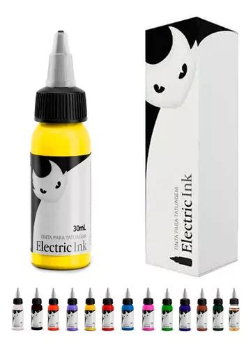 Tinta De Tatuagem Electric Ink Pigmento Ml Cor Amarelo Can Rio