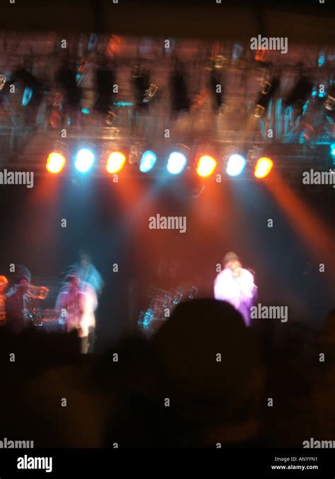 Music Concert At Night Stock Photo Alamy