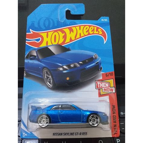 Jual HOT WHEELS NISSAN SKYLINE GTR R BIRU Shopee Indonesia