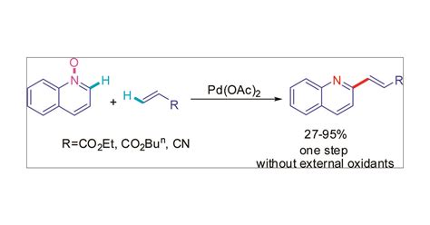 Palladium Catalyzed Alkenylation Of Quinoline N Oxides Via C−h