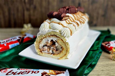 Bûche Kinder Bueno Recette de cuisine