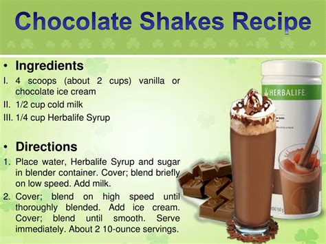 Herbalife Shakes Recipes Pdf - Bios Pics