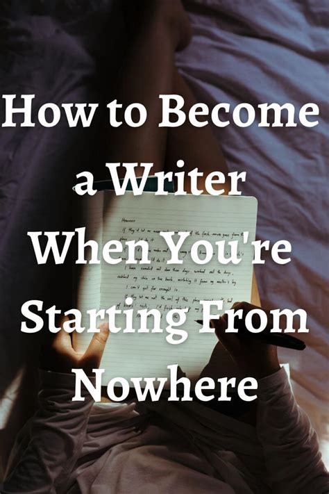 How to Become a Writer: Where to Start 