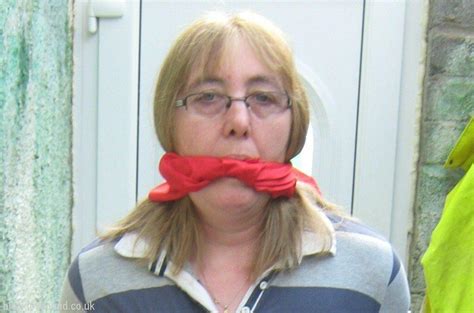 Mature Woman Is Silenced With A Gag While Her Tits Are Tied Up With Rope Coedcherry