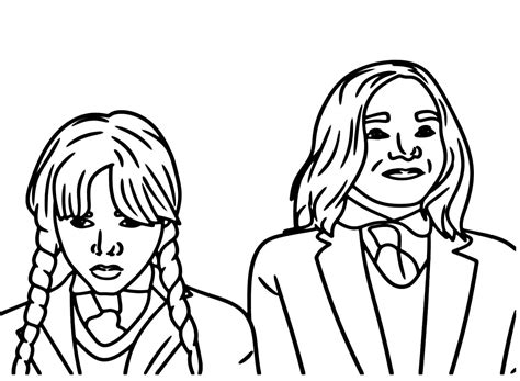 Wandinha Para Colorir E Imprimir - 5