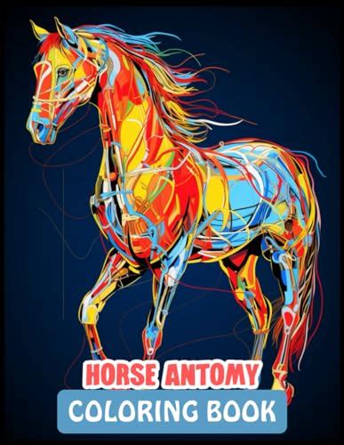 Horse Anatomy Coloring Book: Gift for Veterinary Anatomy Students ...