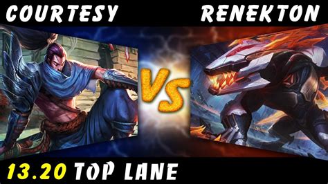 Courtesy Yasuo Vs Renekton TOP Patch 13 20 Yasuo Gameplay YouTube