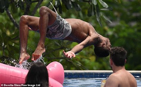 Towie S Ella Rae Wise Flaunts Her Cleavage In A Sexy Taupe String Bikini And A Matching Co Ord