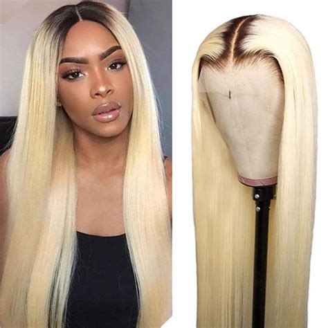 Straight 613 Blonde Human Hair Full Lace Front Wig SuperNova Hair