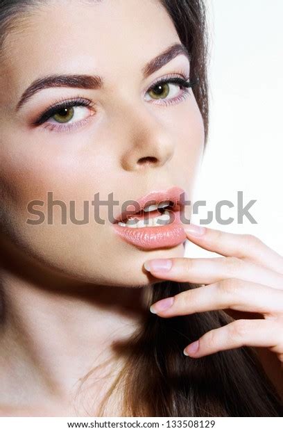 Sensual Sexy Brunette Long Hair Stock Photo Shutterstock