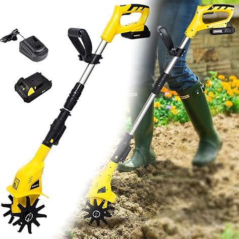 Buy Qwertyuio Garden Tiller Cultivator Handheld Tiller Rotavator With