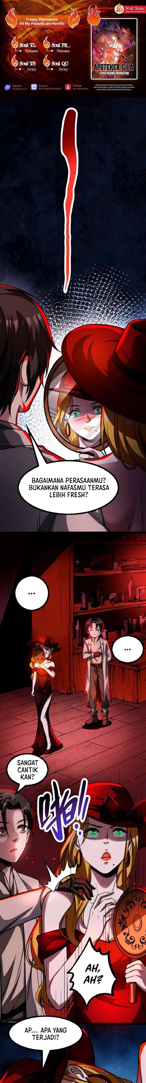 Creepy Pharmacist All My Patients Are Horrific Chapter 42 Bahasa