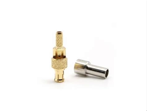 RF Connector MCX Male for RG316 Cable, 0-6GHZ, Contact Material: Brass ...