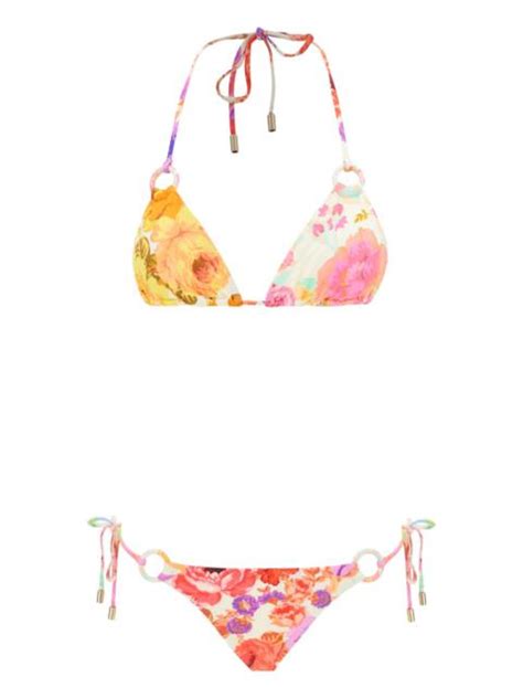 Zimmermann Raie Ring Tie Bikini REVERSIBLE