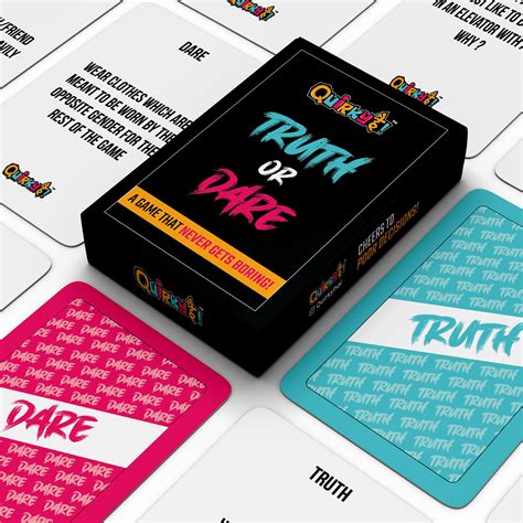 Truth Or Dare Naughty Adult Card Game for Friends & Couples – Quirky Hai