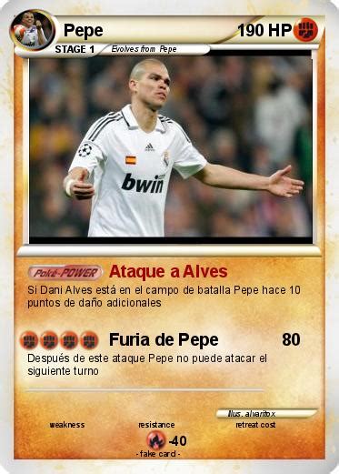 Pokémon Pepe 50jes Ataque A Alves My Pokemon Card