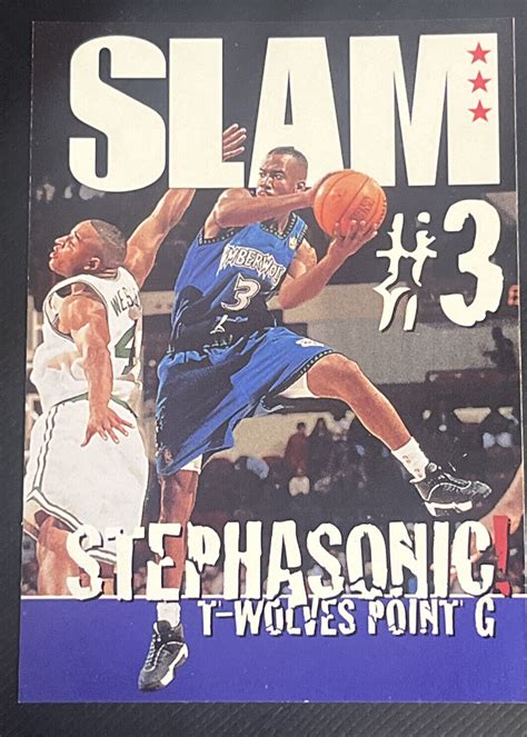 Fleer Skybox Slam Stephasonic Stephon Marbury Timberwolves