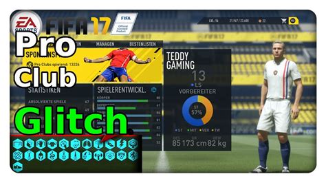 Fifa 17 Pro Club Skill Punkten Glitch YouTube