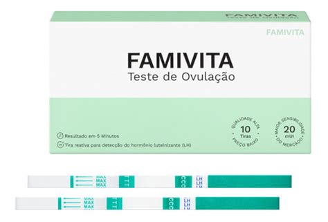 Testes De Ovulação Famivita 20 Unidades Pronta Entrega Frete grátis