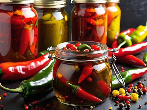 Острый перец, маринованный в масле: рецепт пикантной закуски