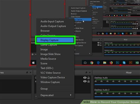 ways  record  computer screen wikihow