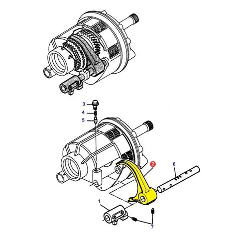 FOURCHETTE INVERSEUR MASSEY FERGUSON 3050 3060 3060E 3065 3070