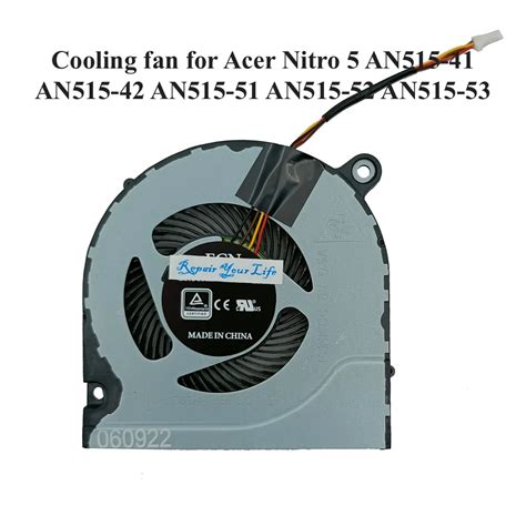 Computer Fans For Acer Nitro 5 AN515 41 AN515 42 AN515 51 AN515 52