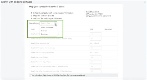 Submit A Mtd Vat Return Via Bridging Software In Quickbooks Online For