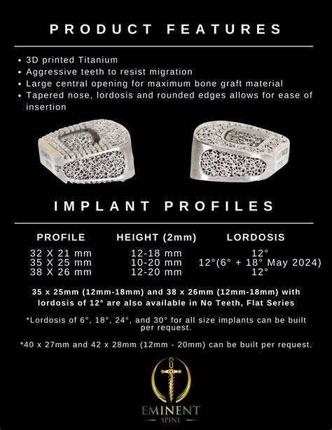 ALIF (3D Titanium) | Eminent Spine