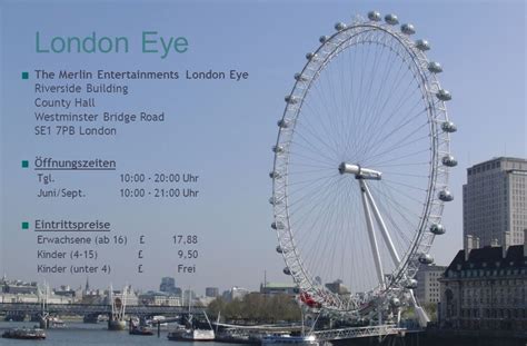 London Eye Eintritt