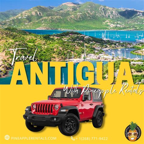 Pineapple Car Rentals Discover Antigua Barbuda